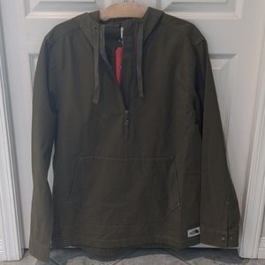 NWT Men's The North Face anorak jacket khaki small